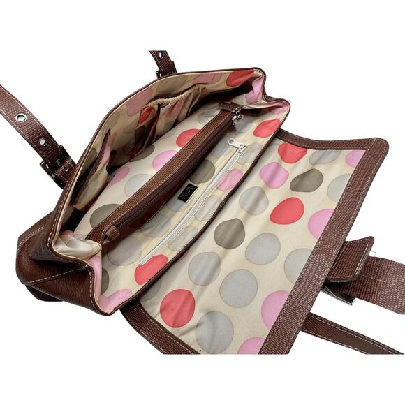 Y2K Maxx New York Brown Buckle Shoulder Bag | Early 2000s Vibe - Picture 2 of 6